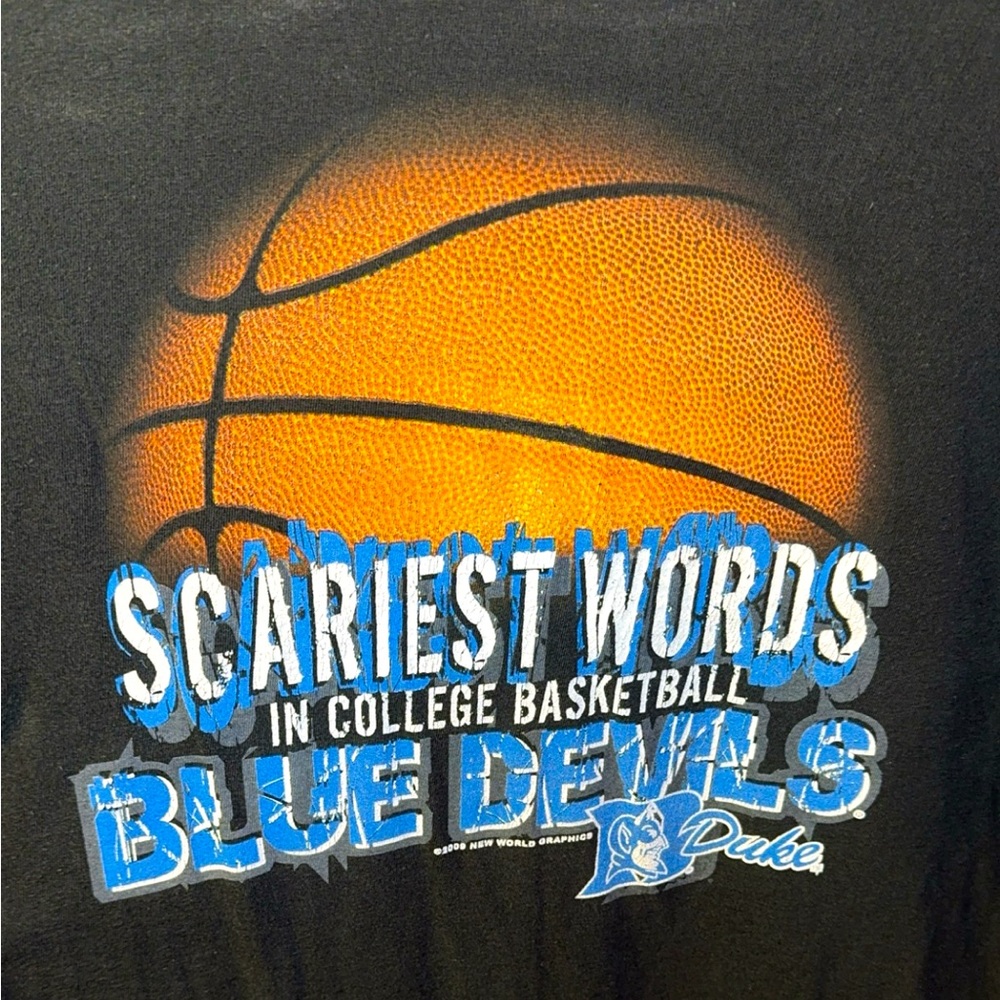 Duke Basketball Shirt Large